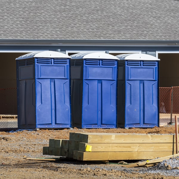 are there any restrictions on what items can be disposed of in the porta potties in East Bay MI